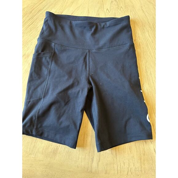 Calvin Klein Performance High-Waisted Logo Bike Shorts Black Size XS Brand New - Picture 9 of 9